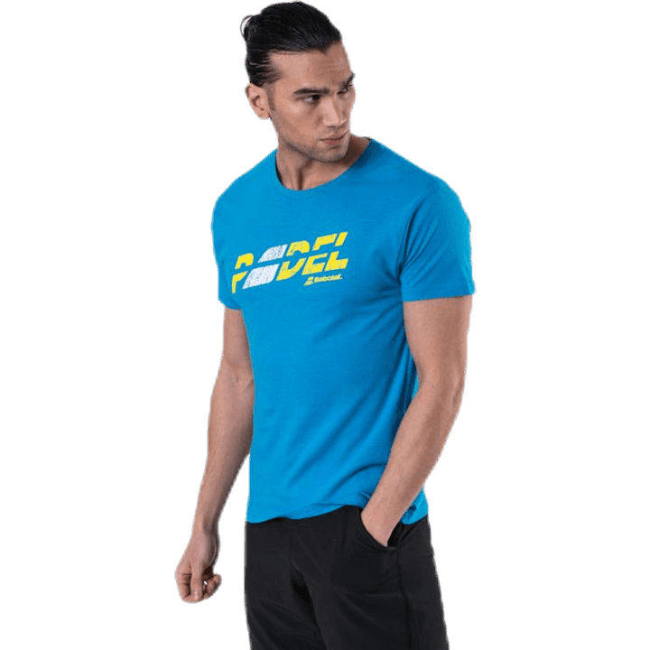 Padel Exercise T-Shirt Blue