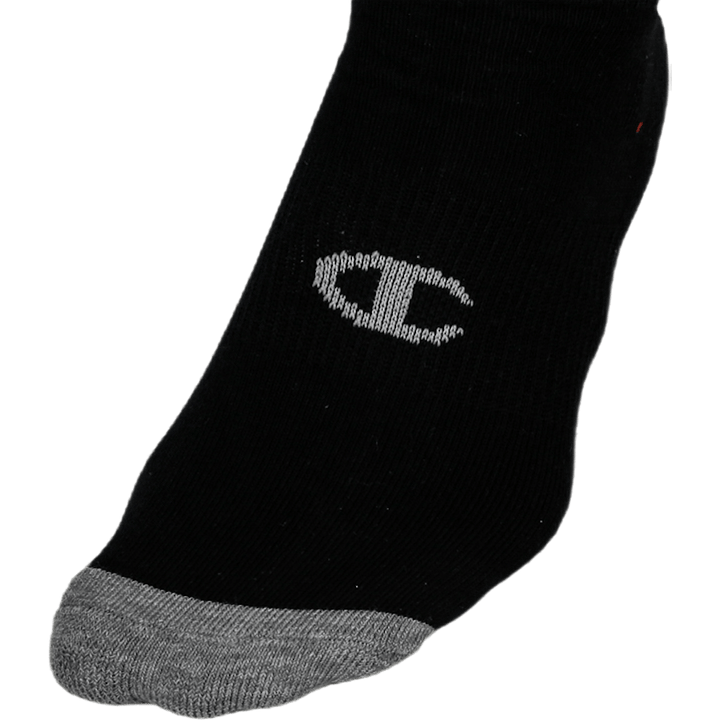 No Show Socks x 3 White/Black/Grey