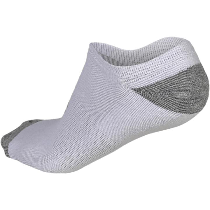 No Show Socks x 3 White/Black/Grey