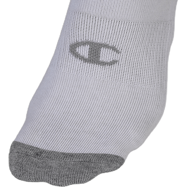 No Show Socks x 3 White/Black/Grey