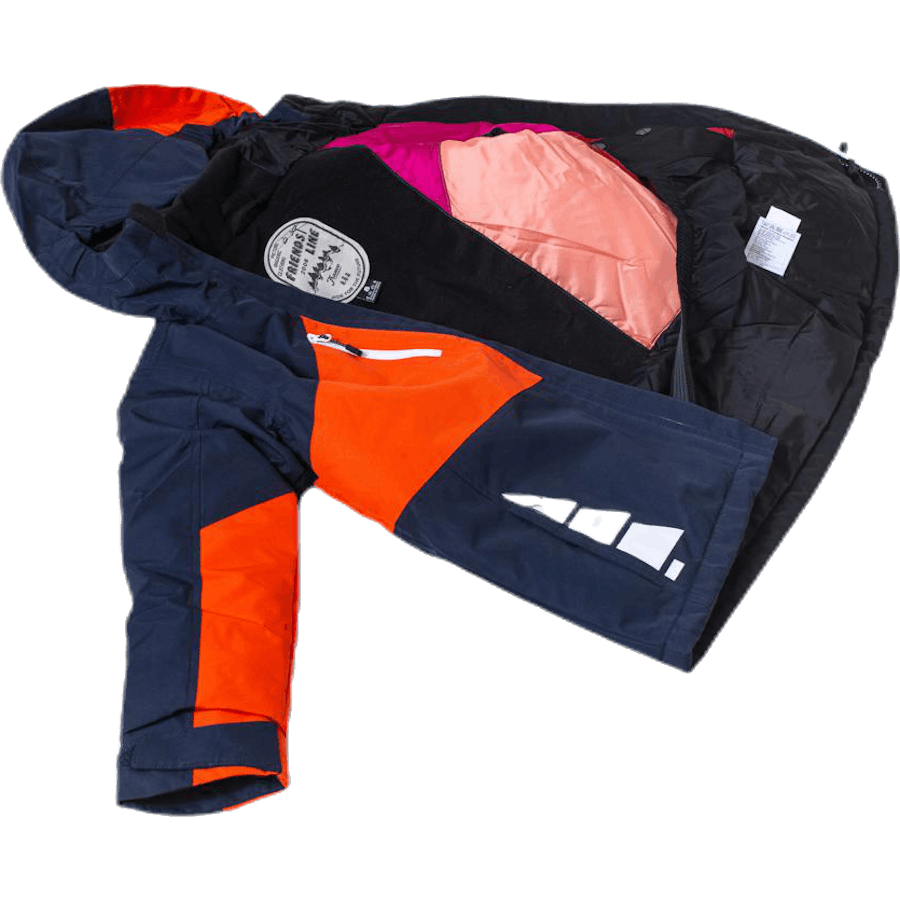 Milo Jacket Blue/Orange