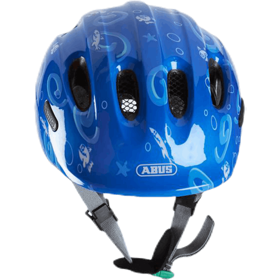 Hjälm Smiley 2.0 m/grönt spänne Blue