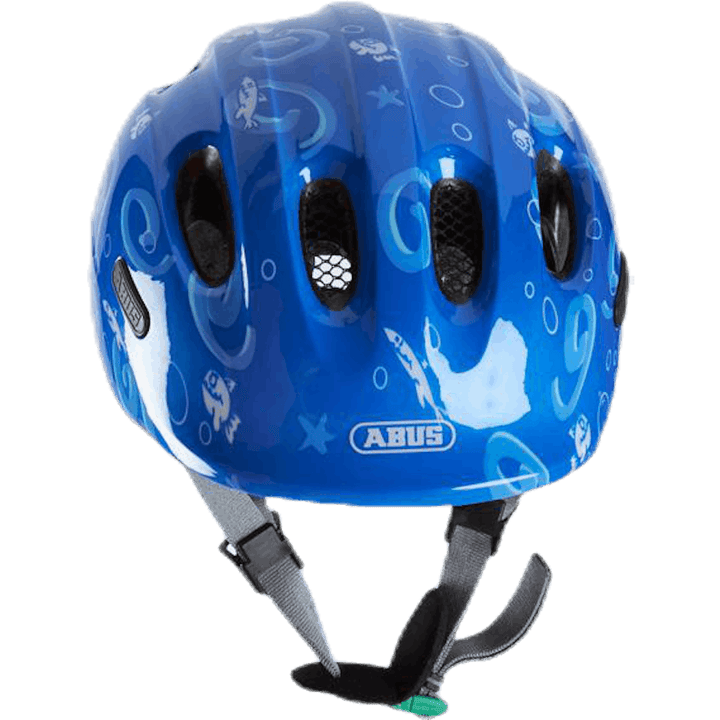 Hjälm Smiley 2.0 m/grönt spänne Blue