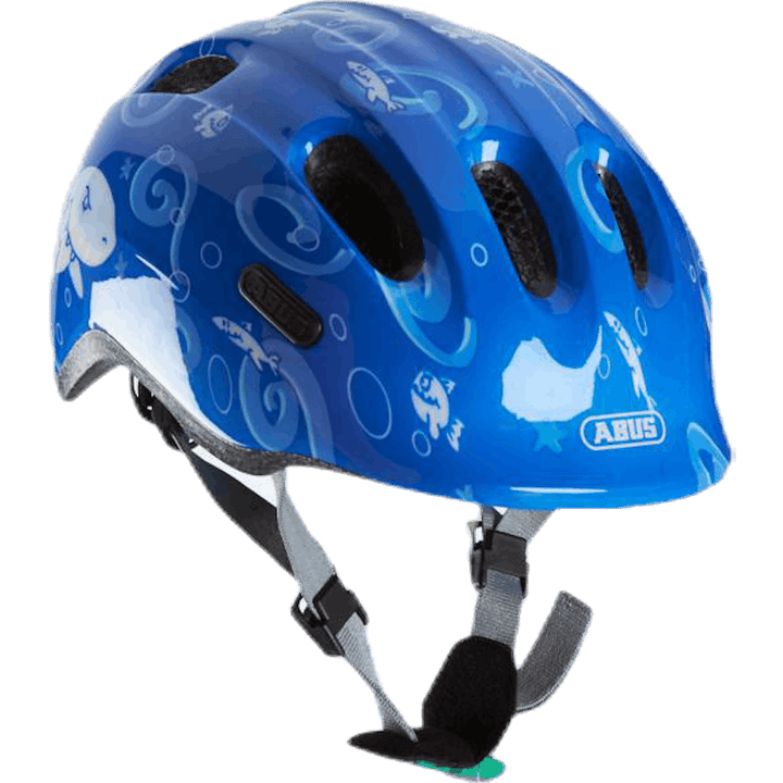 Hjälm Smiley 2.0 m/grönt spänne Blue