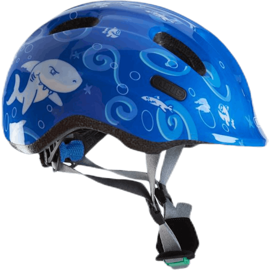 Hjälm Smiley 2.0 m/grönt spänne Blue