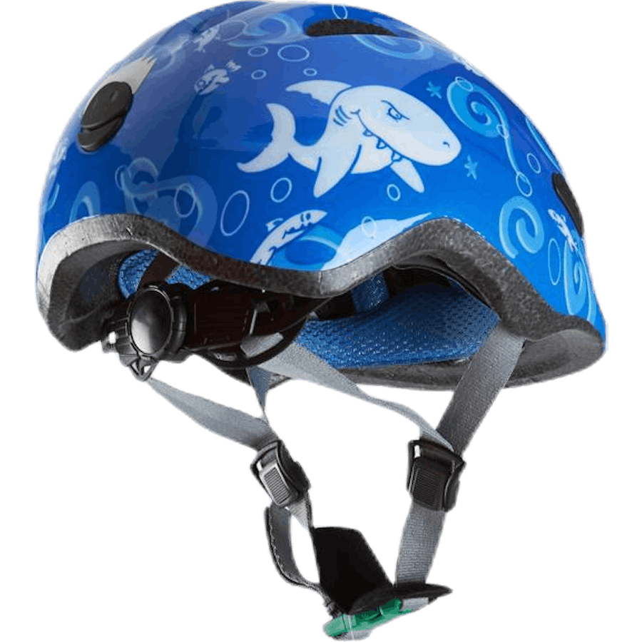 Hjälm Smiley 2.0 m/grönt spänne Blue