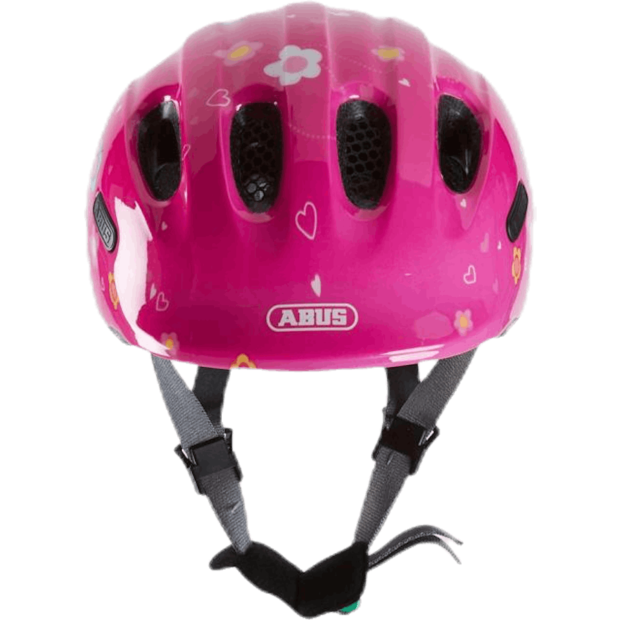 Hjälm Smiley 2.0 m/grönt spänne Pink