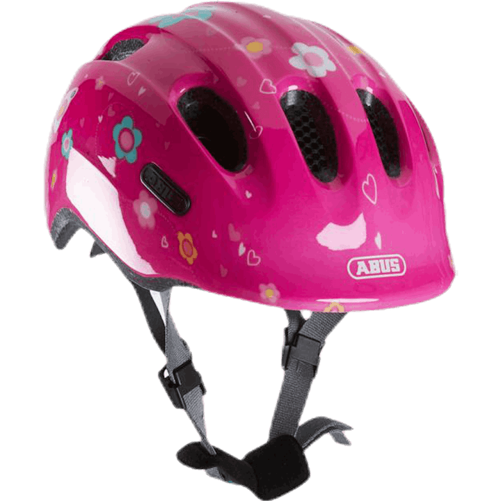 Hjälm Smiley 2.0 m/grönt spänne Pink