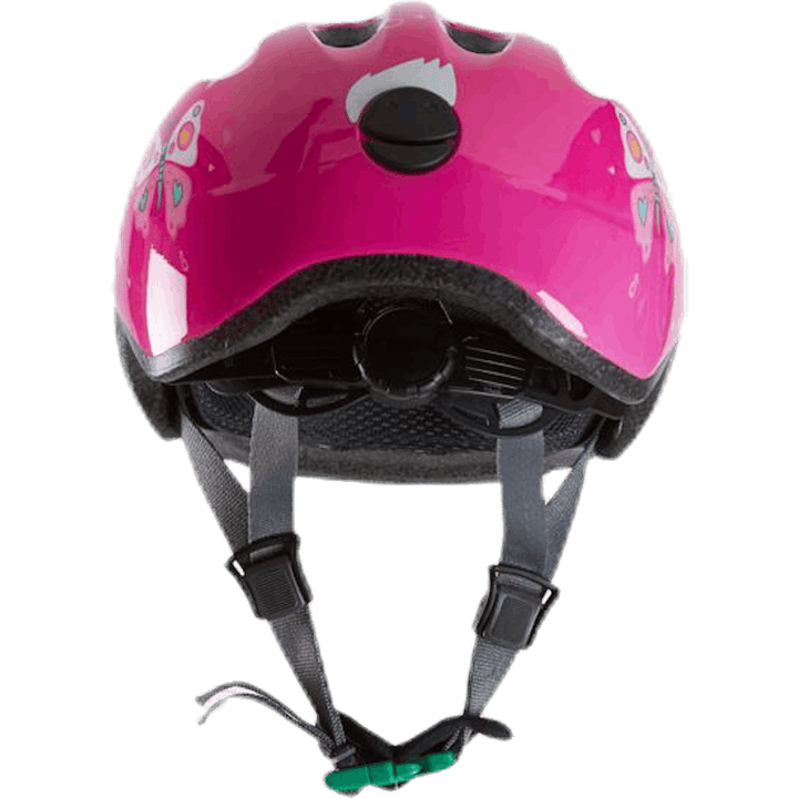 Hjälm Smiley 2.0 m/grönt spänne Pink