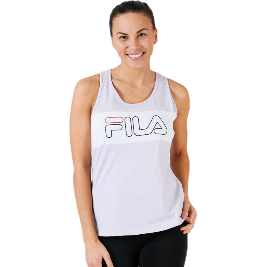 Teresa Tank Purple/White