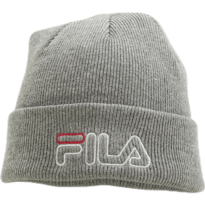 Beanie Leniar Outline Logo Grey