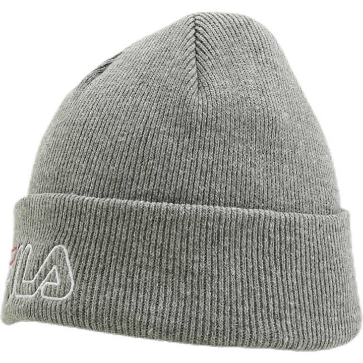 Beanie Leniar Outline Logo Grey