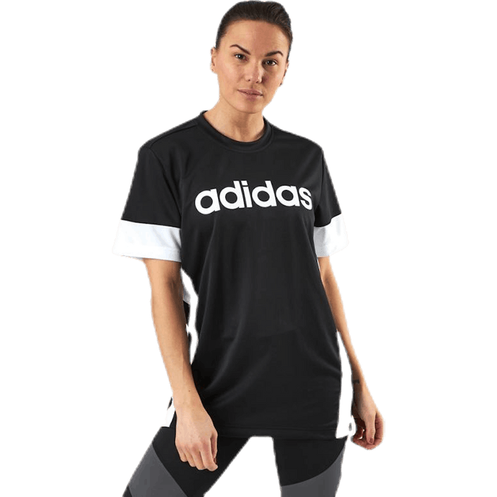 D2M Colour Block Tee Weiß/Schwarz