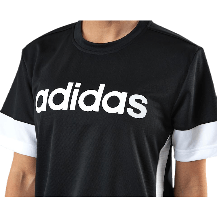 D2M Colour Block Tee Weiß/Schwarz