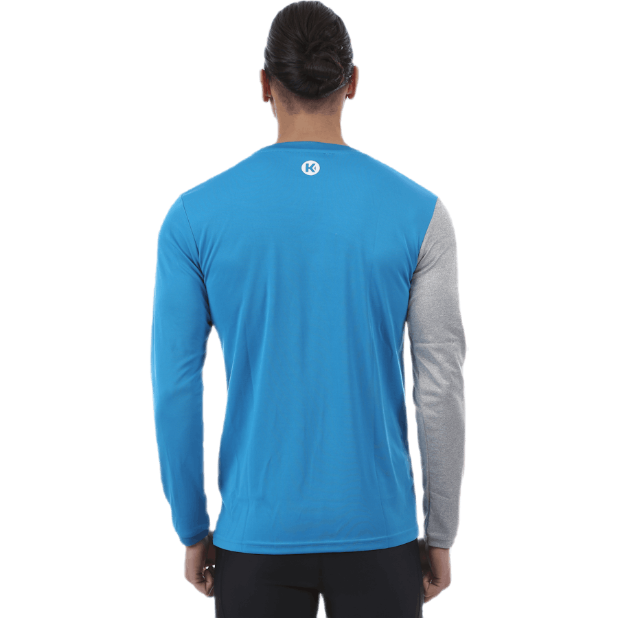 Core 2.0 manica lunga blu/grigio