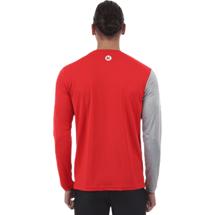 T-shirt à manches longues Core 2.0 gris/rouge