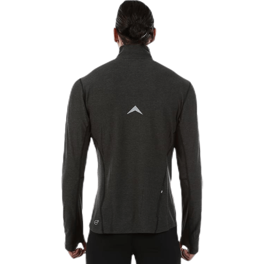 1/2 Zip Heather Top Grey