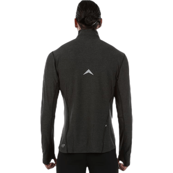 1/2 Zip Heather Top Grey