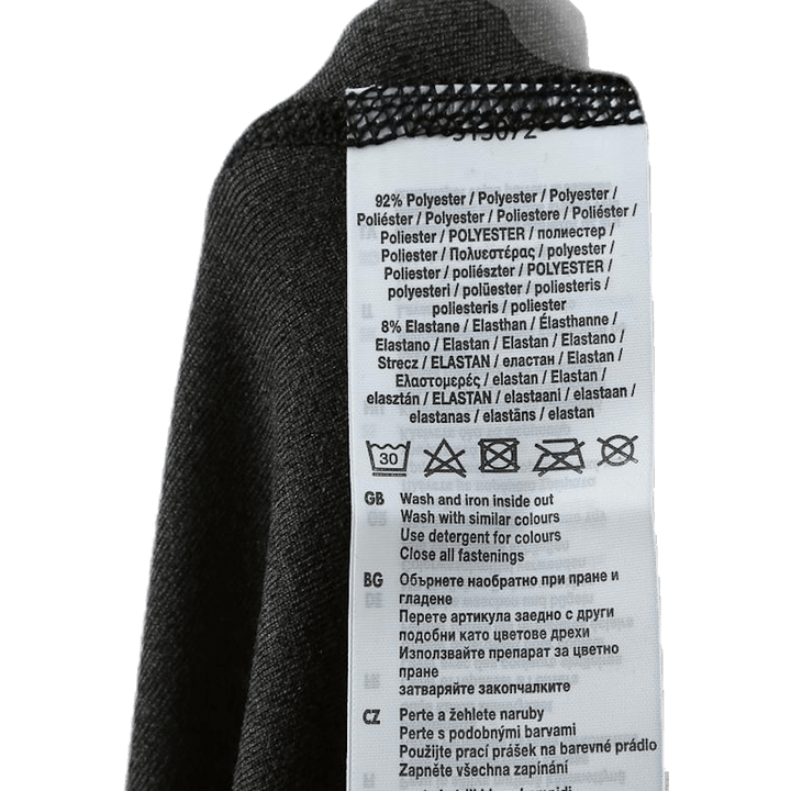 1/2 Zip Heather Top Grey