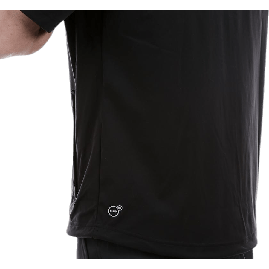 Short Sleeve Rain Popover Black