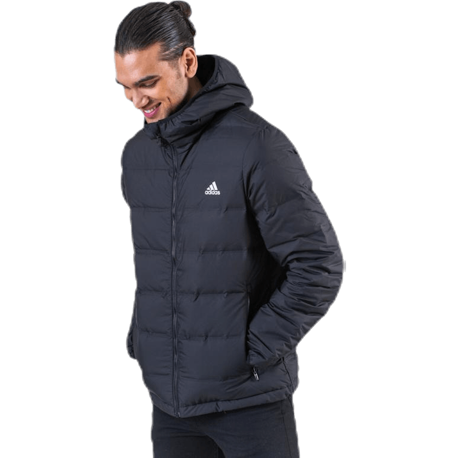 Helionic Down Hooded Jacket Black