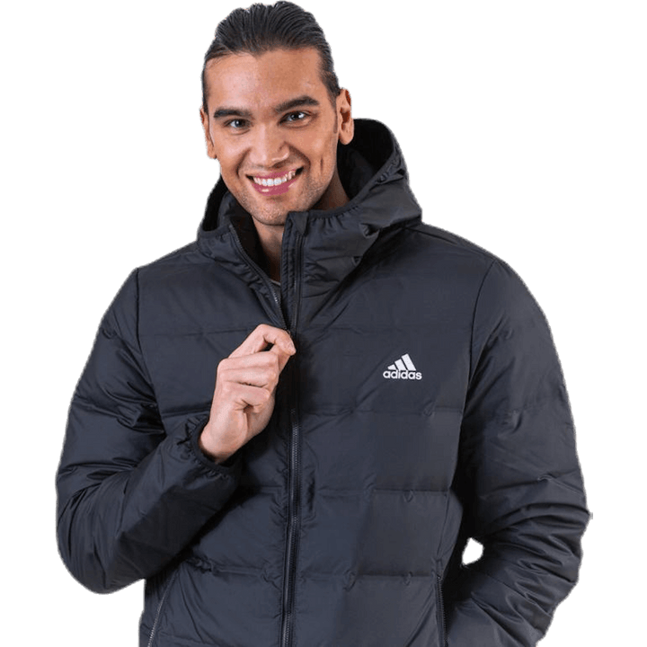 Helionic Down Hooded Jacket Black