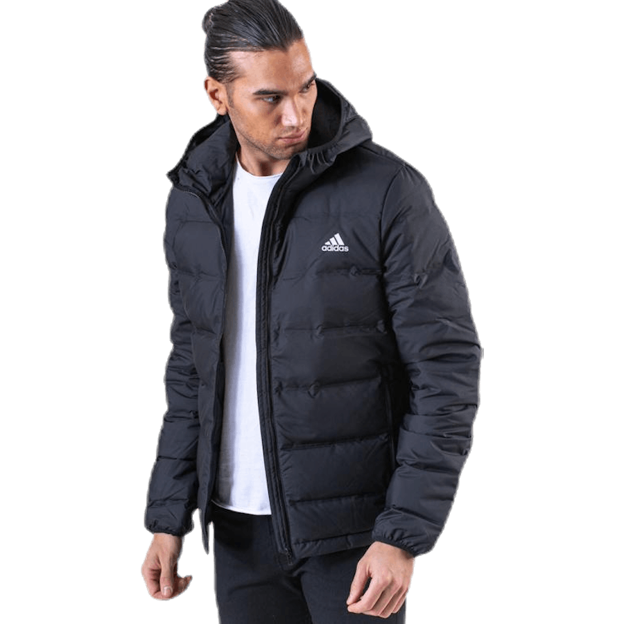 Helionic Down Hooded Jacket Black