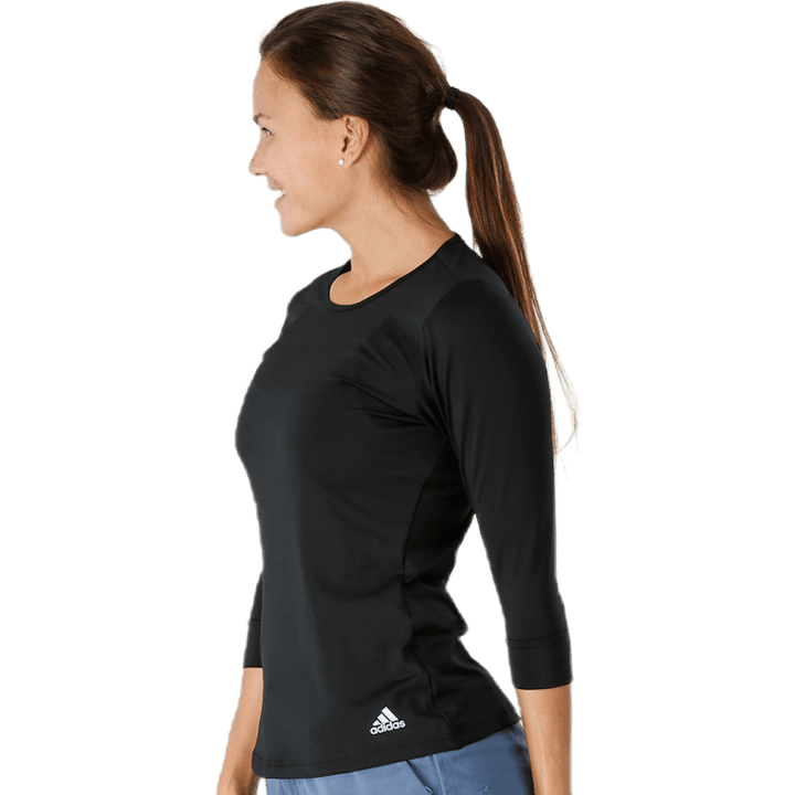 Advantage 3/4 ärmad T-shirt Svart