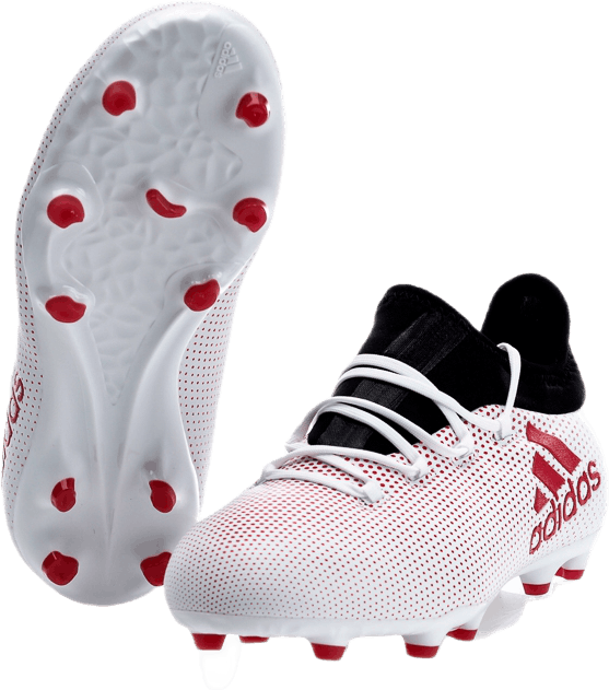 X 17.1 Firm Ground Boots Grey / Red