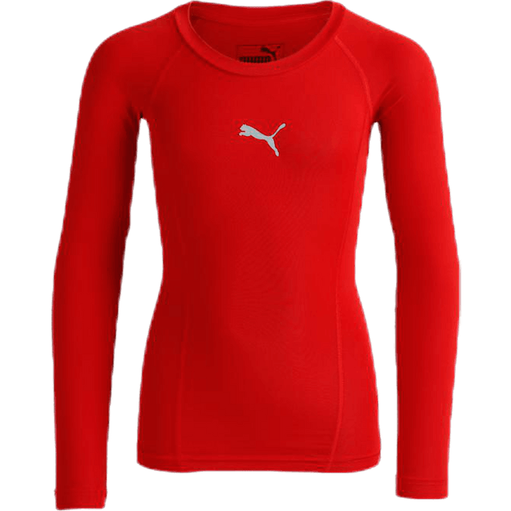 LIGA Baselayer Tee LS Junior Röd
