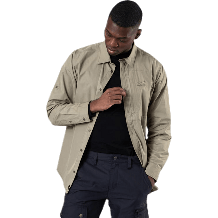 Lakeside Roll-Up Shirt Beige