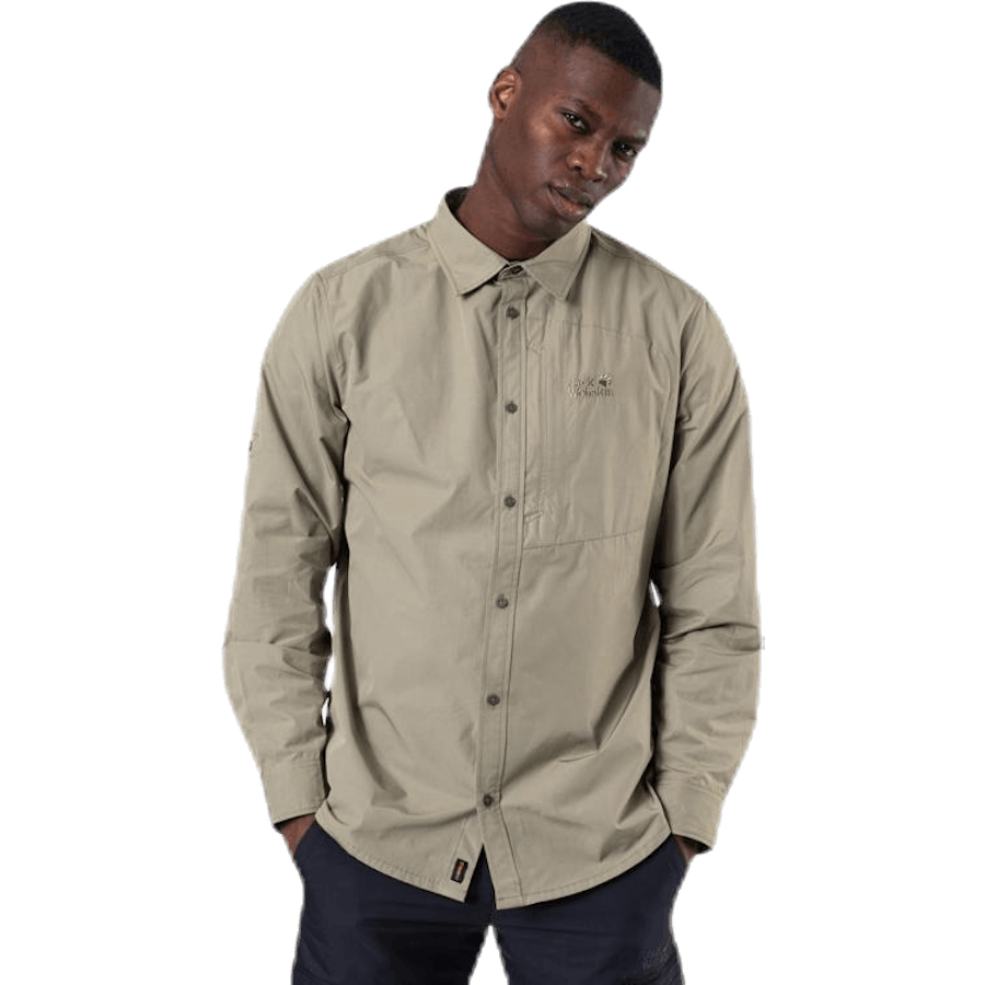 Lakeside Roll-Up Shirt Beige