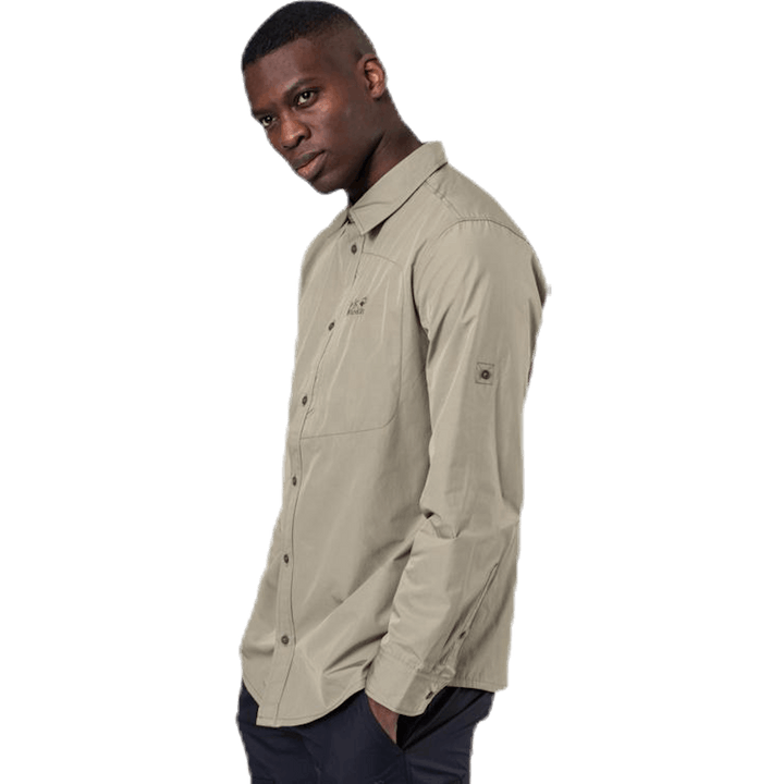 Lakeside Roll-Up Shirt Beige