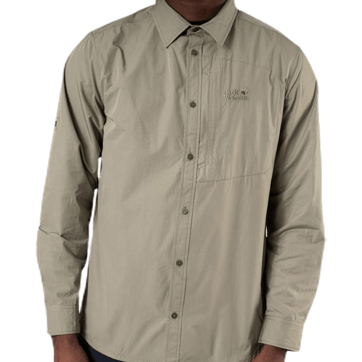 Lakeside Roll-Up Shirt Beige