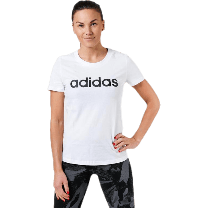 Essentials Linear Slim Tee White / Black