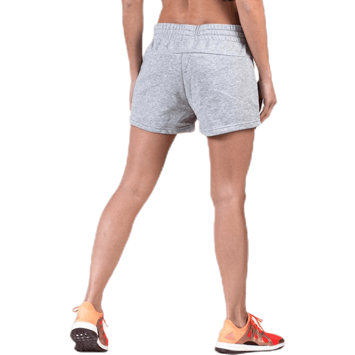 Essentials Solid Short Medium Grey Heather / White