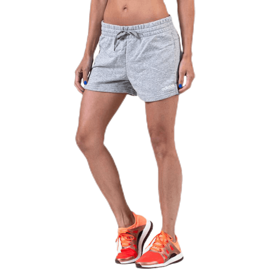 Essentials Solid Short Medium Grey Heather / White