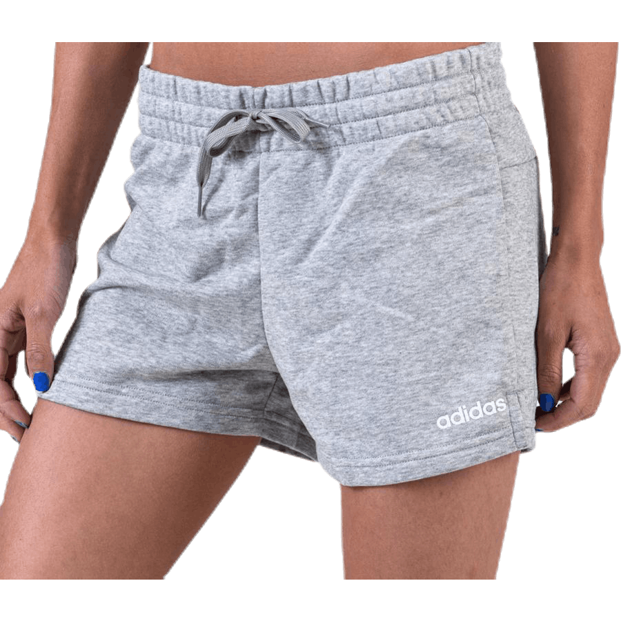 Essentials Solid Short Medium Grey Heather / White