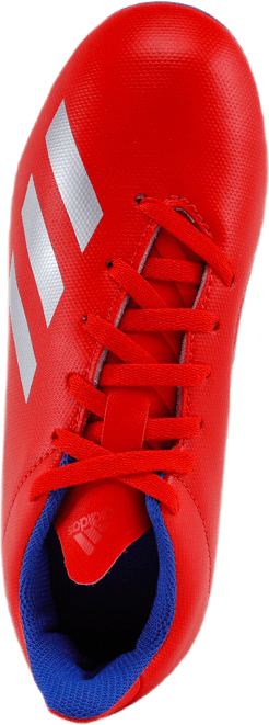 X 18.4 Flexible Ground Boots Active Red / Silver Metallic / Bold Blue