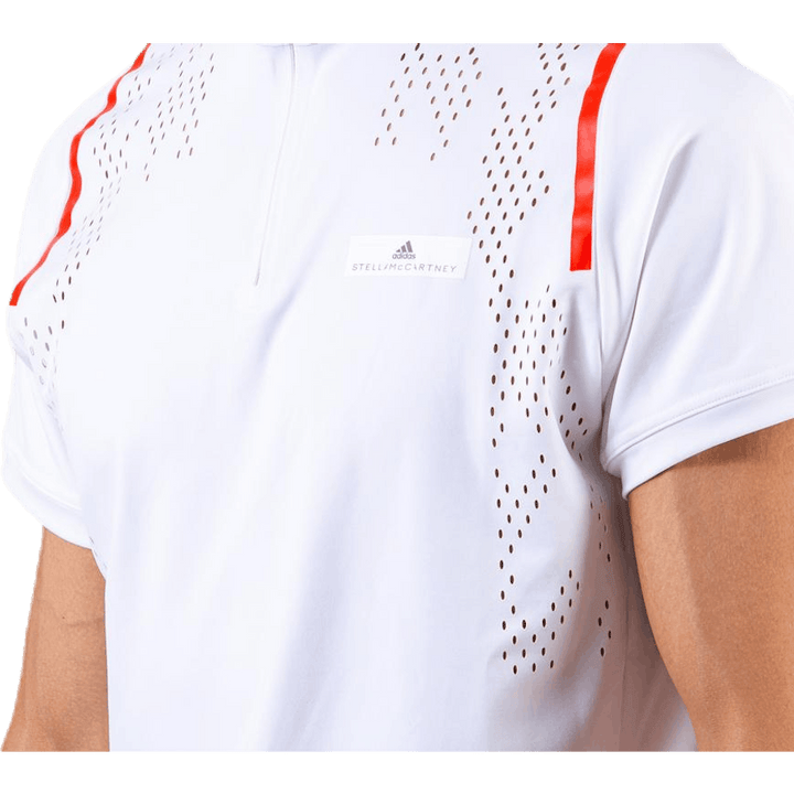 ASMC Tričko so zipsom biele