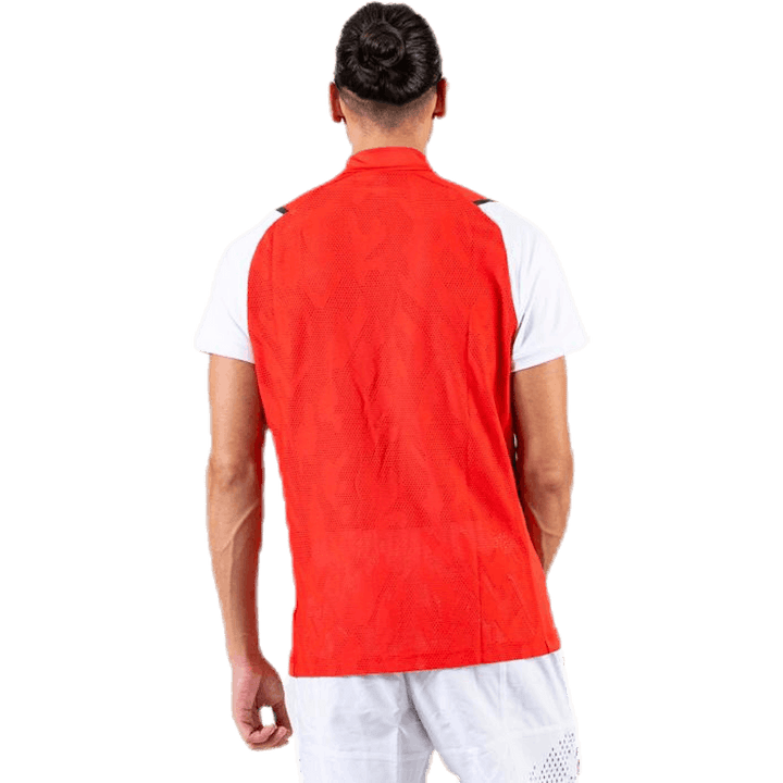 ASMC Zipper Tee White/Red