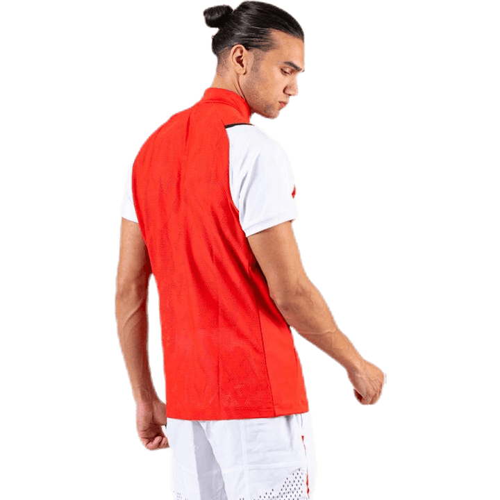 ASMC Zipper Tee White/Red