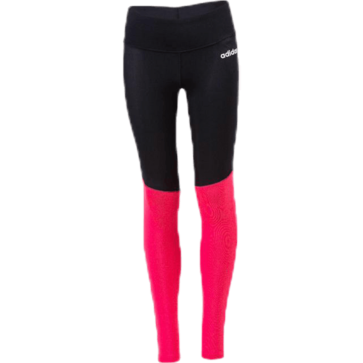 Girls Colour Block Tights Pink/Black