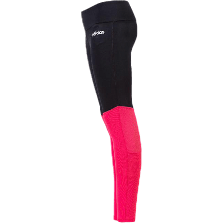 Girls Colour Block Tights Pink/Black