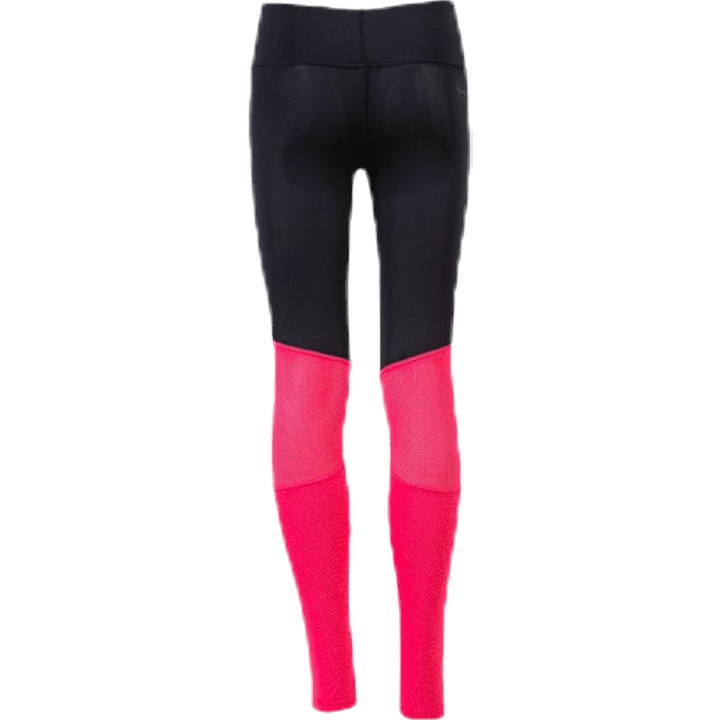 Girls Colour Block Tights Pink/Black