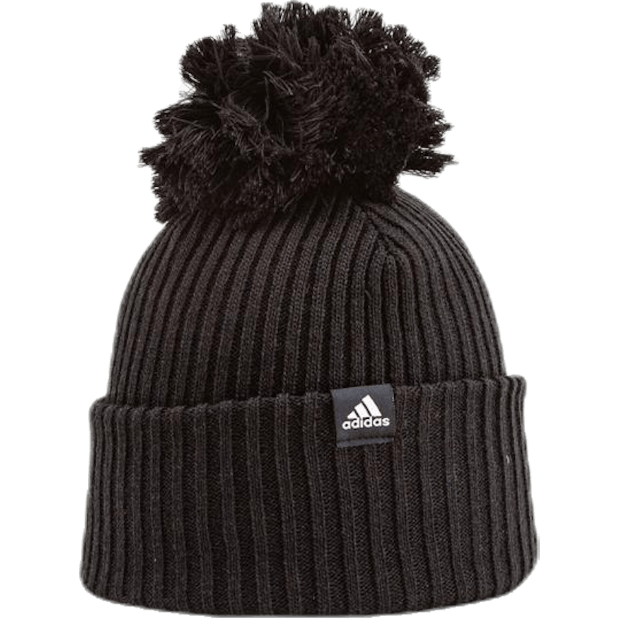 Fat Brim Beanie Black