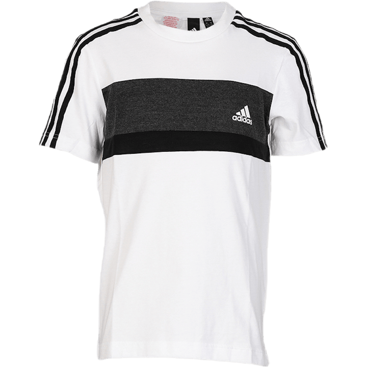 Sid Tee 3 Stripe Youth White/Black