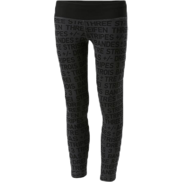 Girls Brand Tights Black