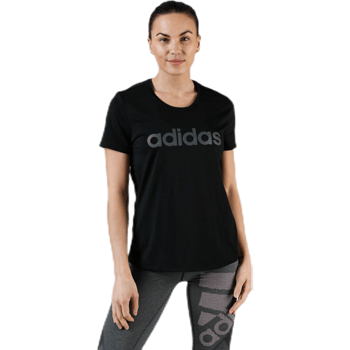 Women D2M Logo T-Shirt Black / Grey Six