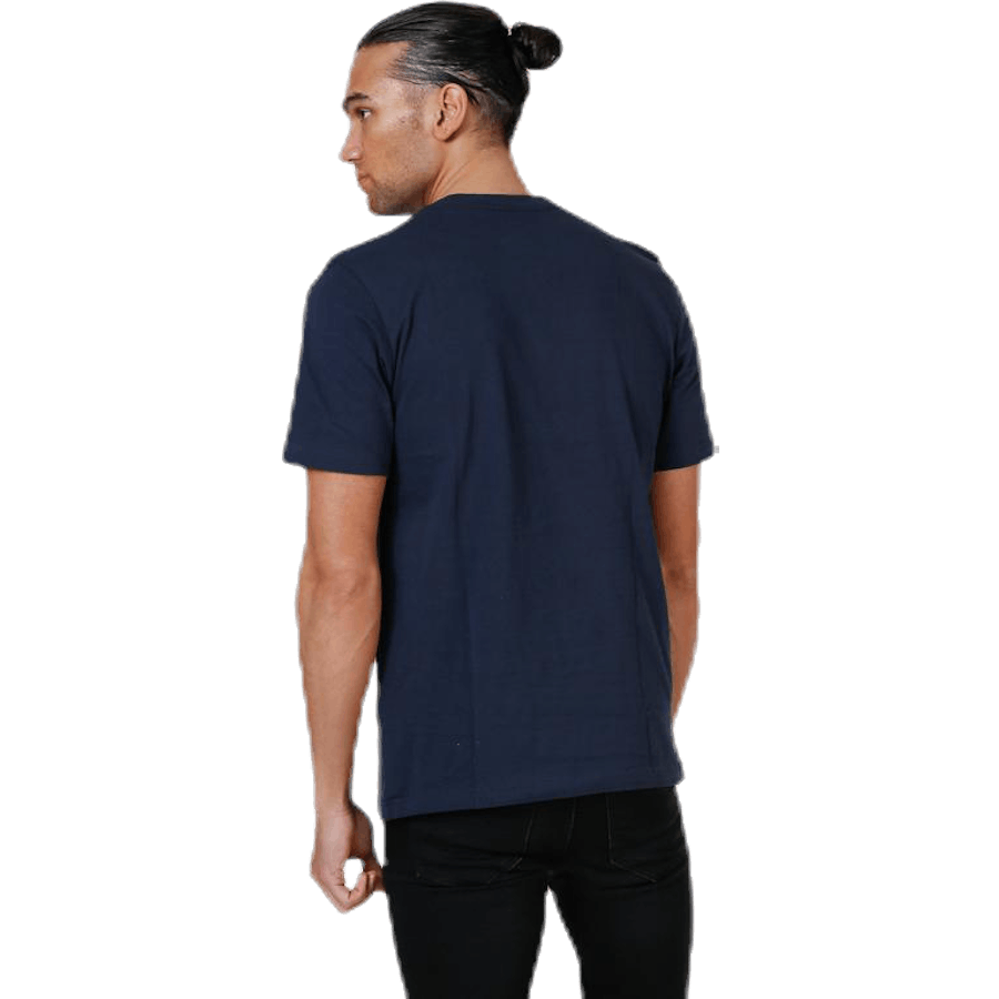 Essential Linear Tee Blau/Weiß